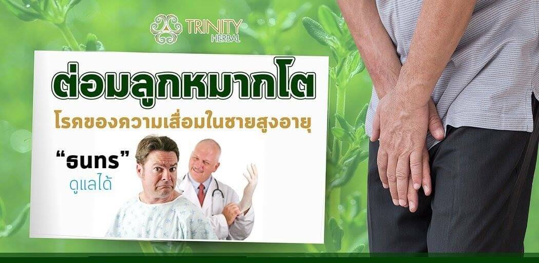 ต่อมลูกหมากโต ความเสื่อมในชายสูงวัย